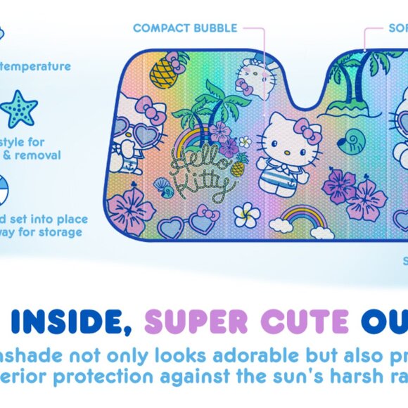 Hello Kitty Car Windshield Sun Shade - Officially Licensed Sanrio Shade - Picture 3 of 6